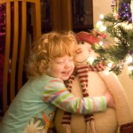 A hug for the snowman A hug for the snowman