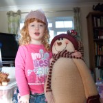 Me and my old friend Mr Snowman! Me and my old friend Mr Snowman!
