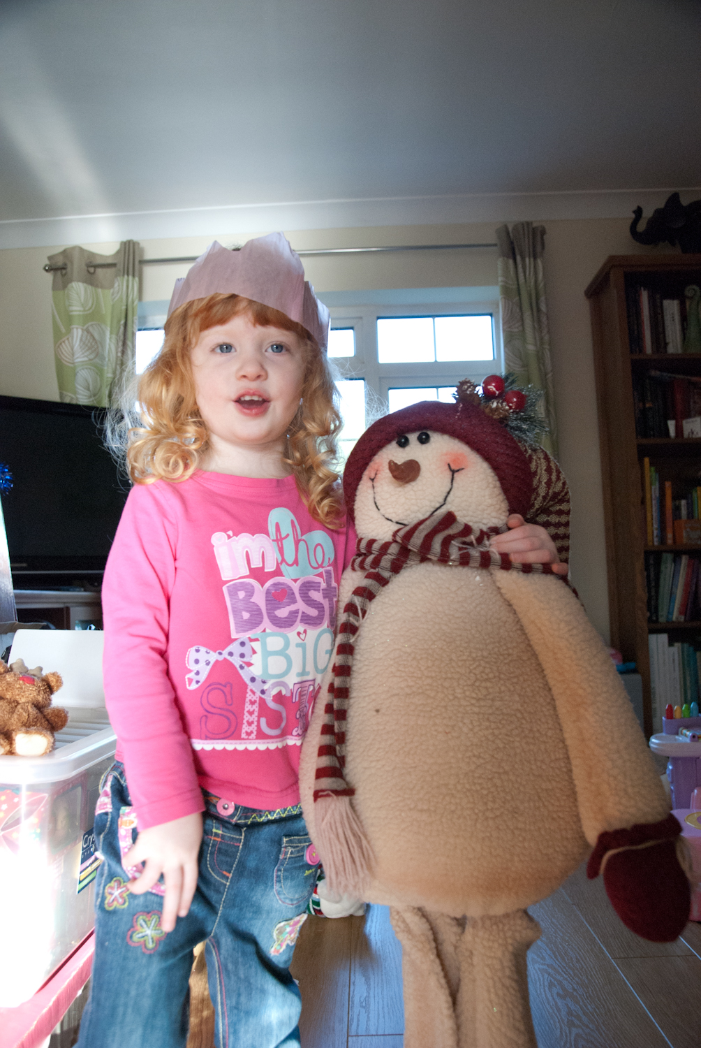 Me and my old friend Mr Snowman! Me and my old friend Mr Snowman!